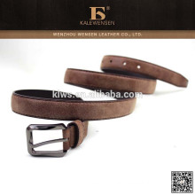 Best quality hottest selling popular brown color fashion tan suede belt strap